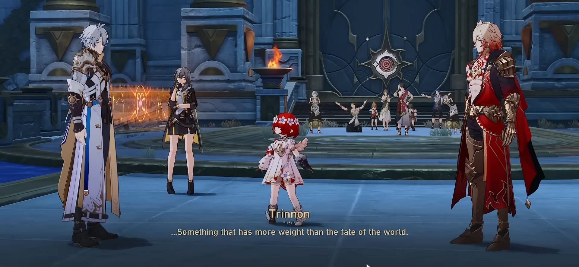 Trinnon mentions the rules of the trial (Image via HoYoverse)